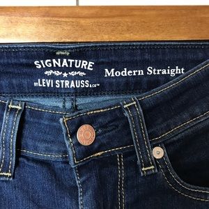 signature levi strauss modern straight